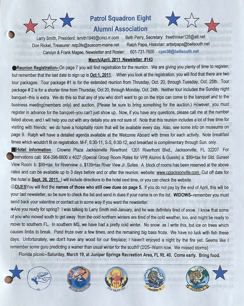 Mar-Apr. 2011 Newsletter 143